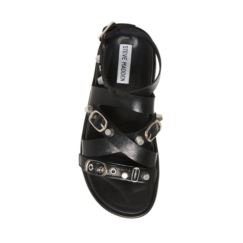 Sandalias de Plataforma Steve Madden Brant Mujer Negras | ES TXES61